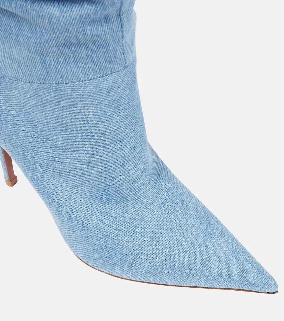 Denim Over The Knee Boots