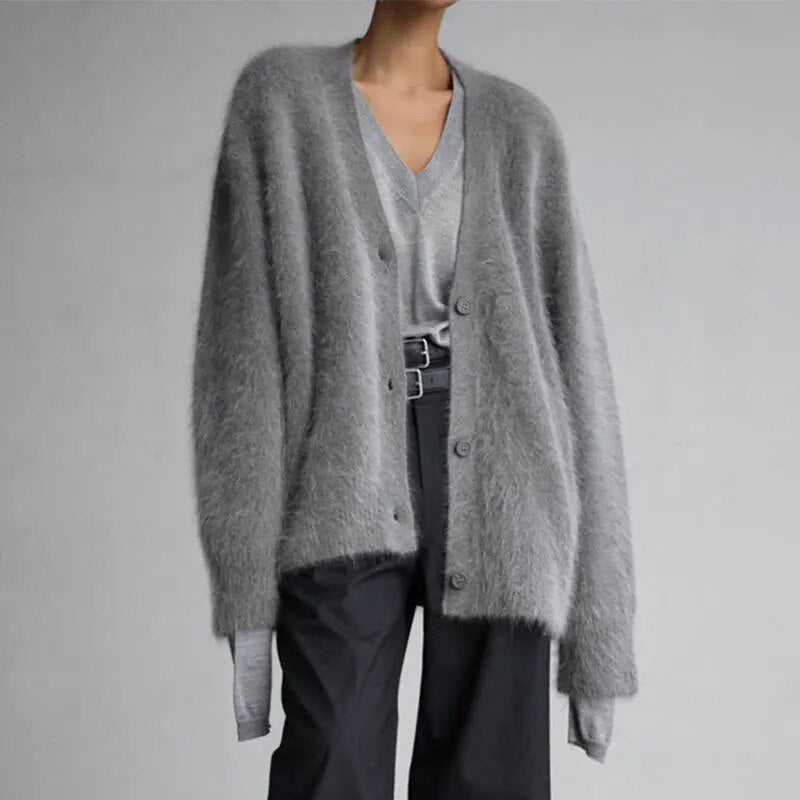 Floral Mohair Cardigan