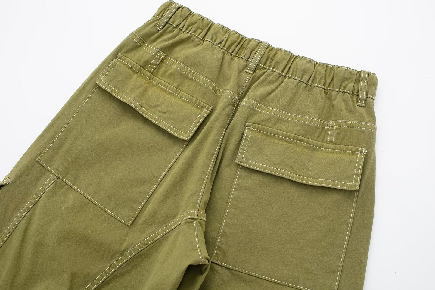 High Waisted Cargo Pants