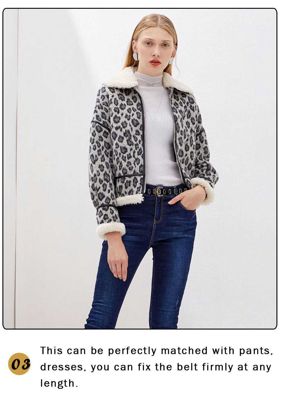 Leather Belt with Gold Embellishments - Multiple Colors