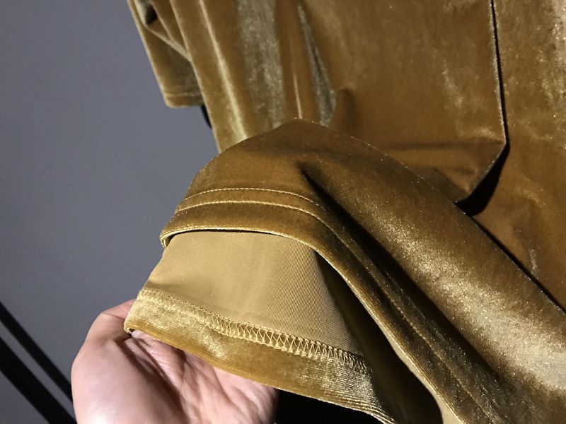 Oversized Velvet T-Shirt