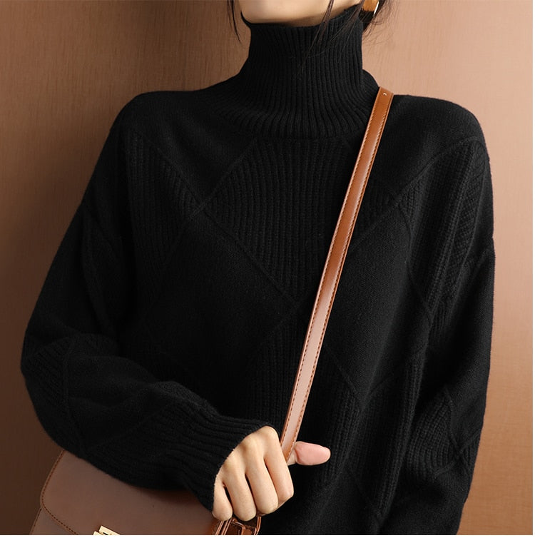 Cashmere Turtleneck Sweater