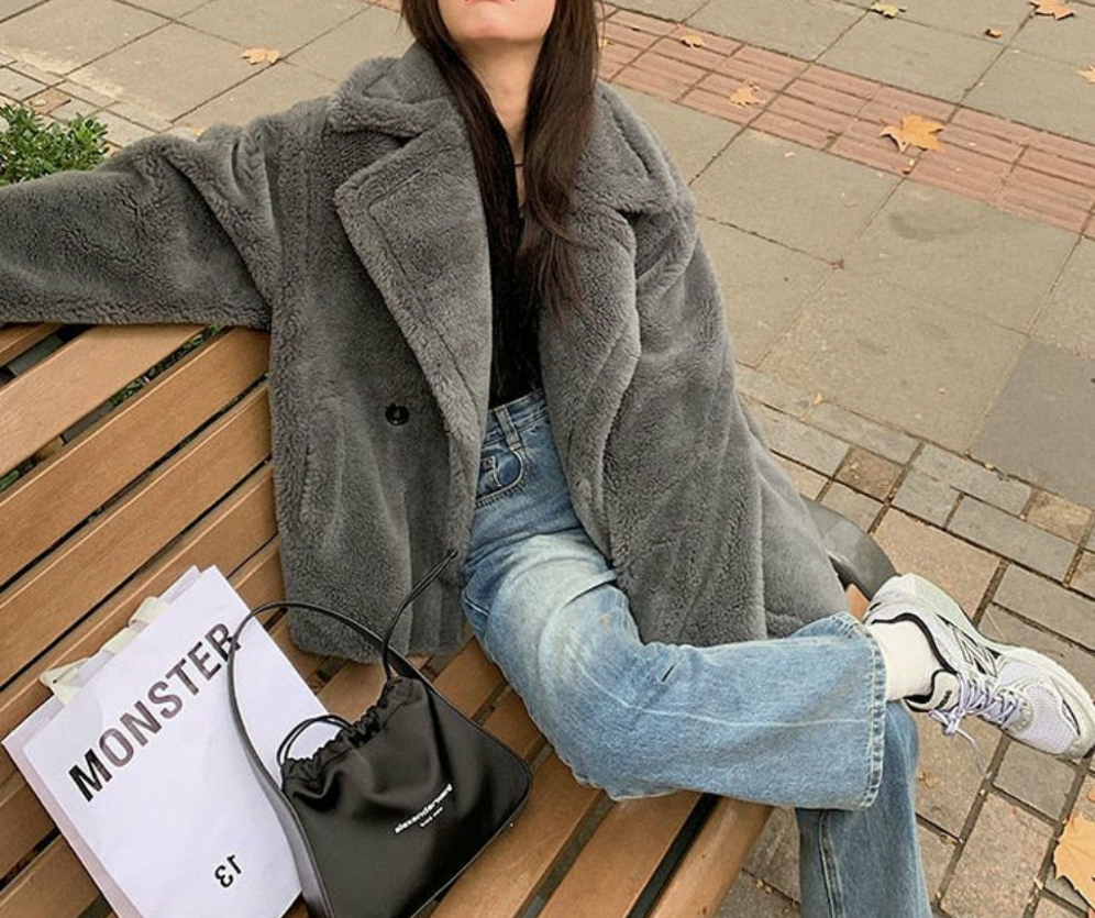 Short Teddy Coat - Multiple Colors