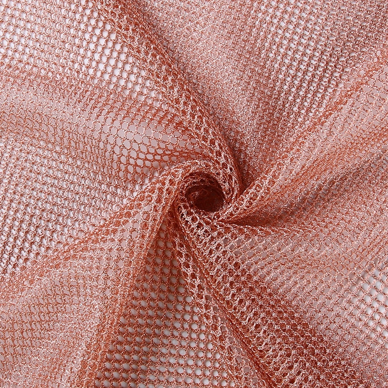 Crystal Mesh Dress with Feather Trim