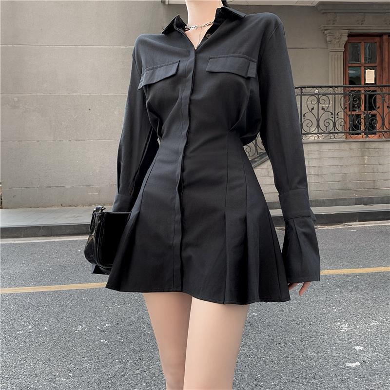 Black Shirt Dress