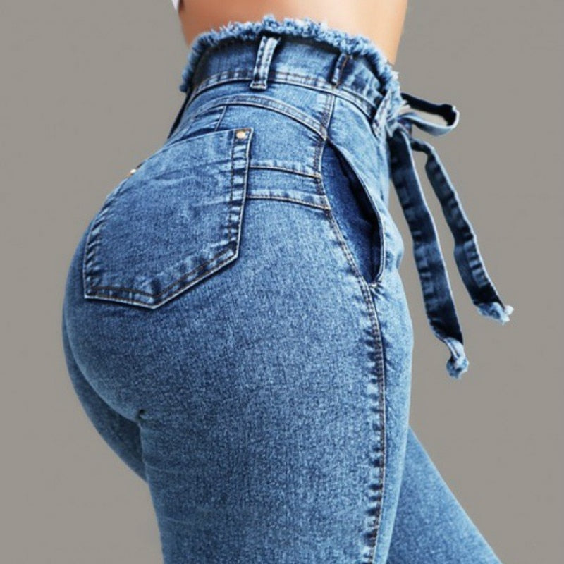 High Waisted Fitted Skinny Jeans – Body X Forever Stush