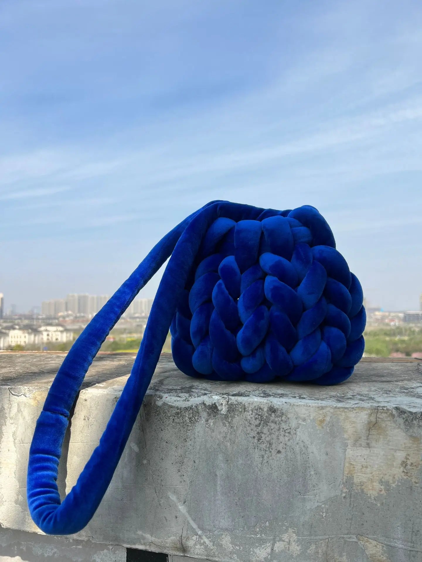 Crossbody Knit Shoulder Bag