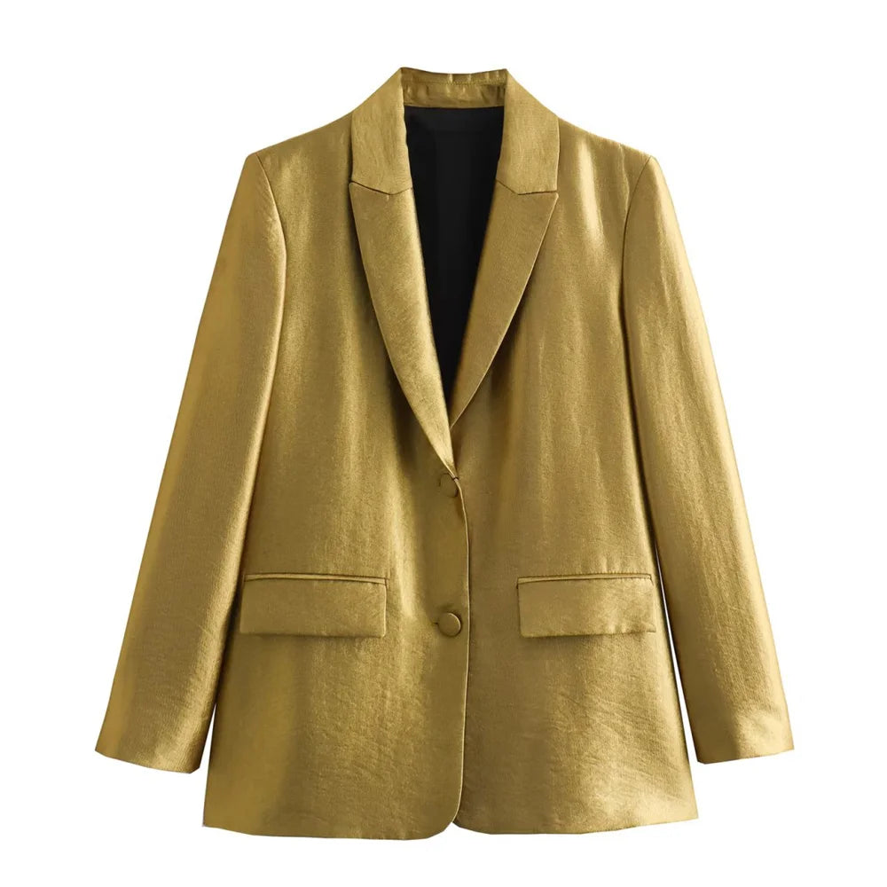 Vintage Look Gold Blazer