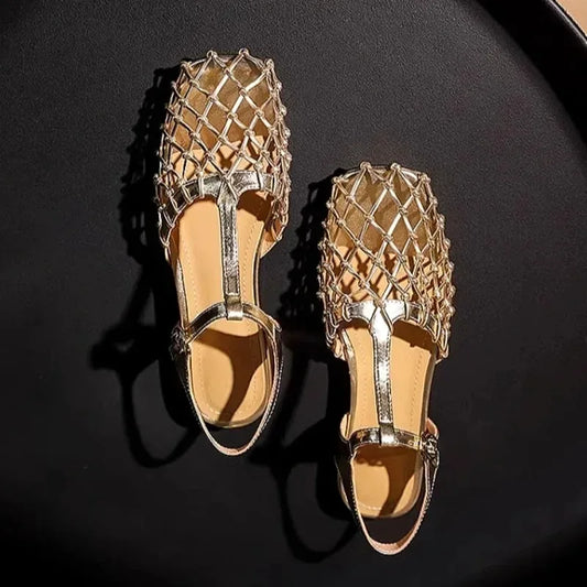 Metallic Sandals