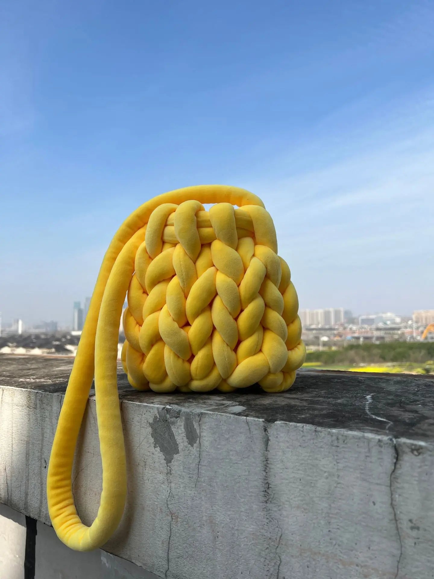 Crossbody Knit Shoulder Bag