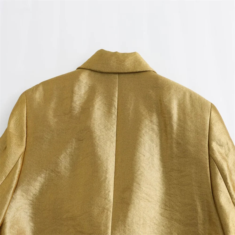 Vintage Look Gold Blazer