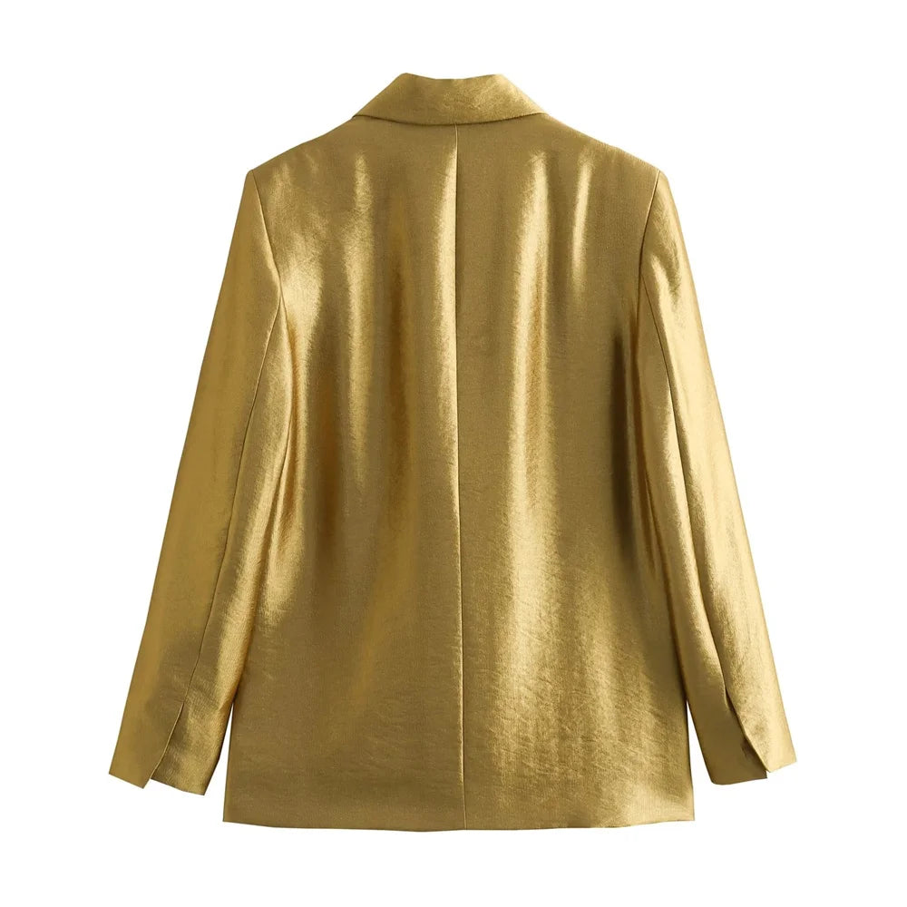 Vintage Look Gold Blazer