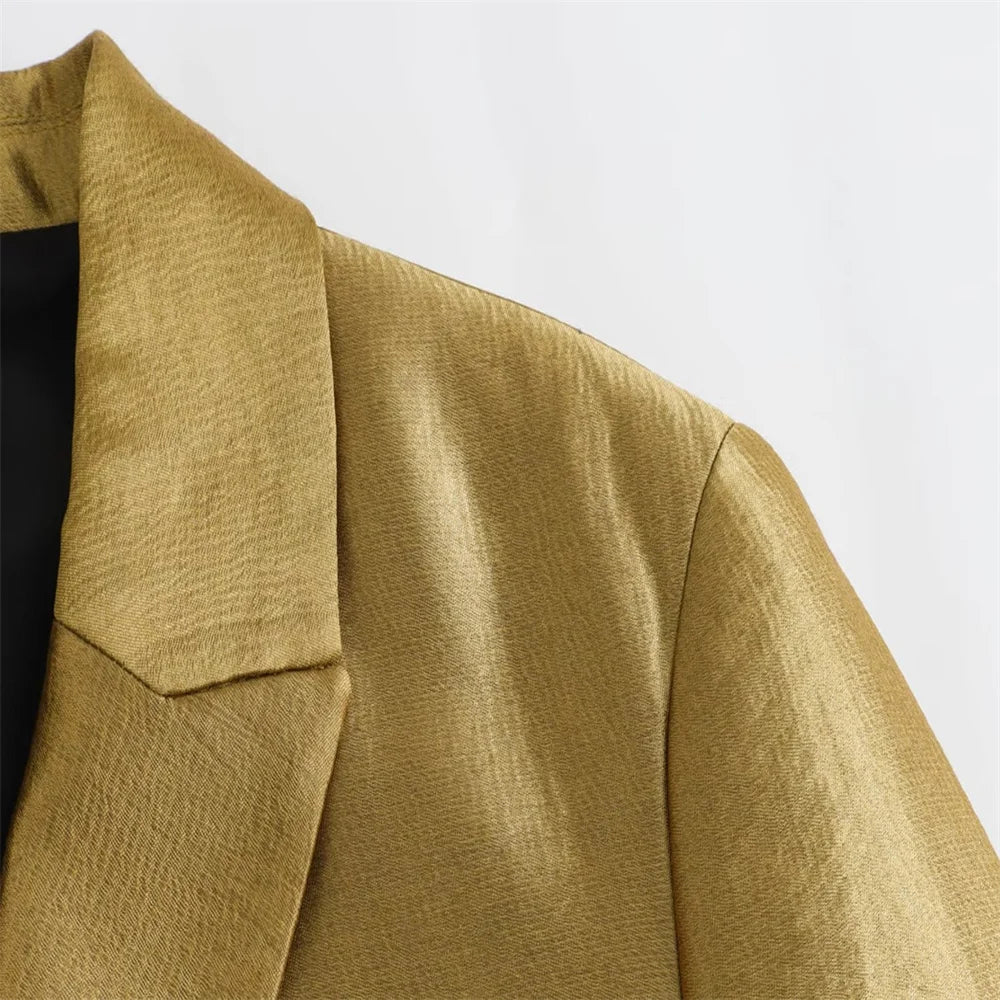 Vintage Look Gold Blazer