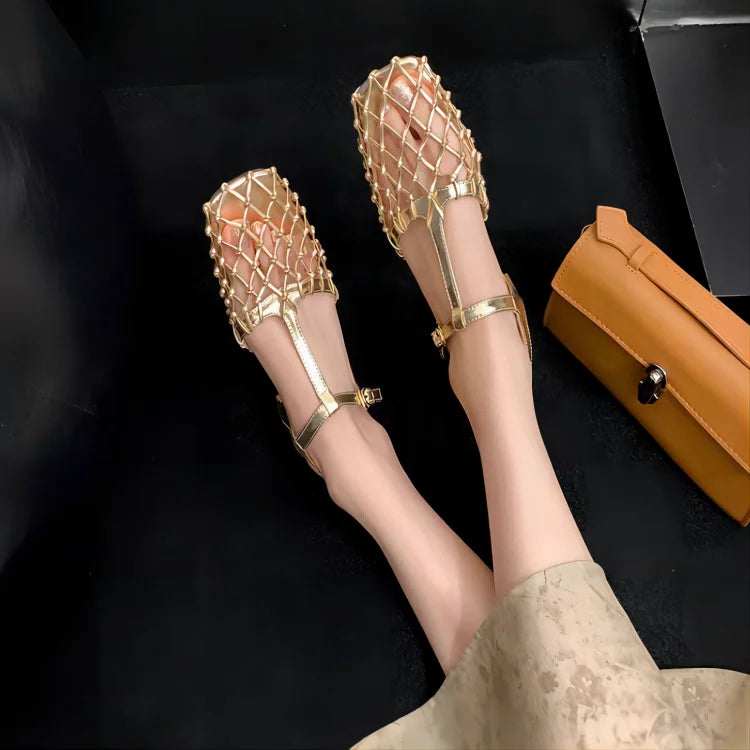 Metallic Sandals