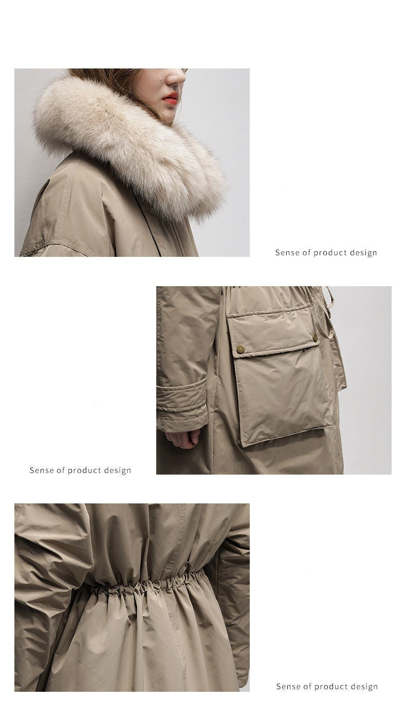 Down Parka with Fur Hood