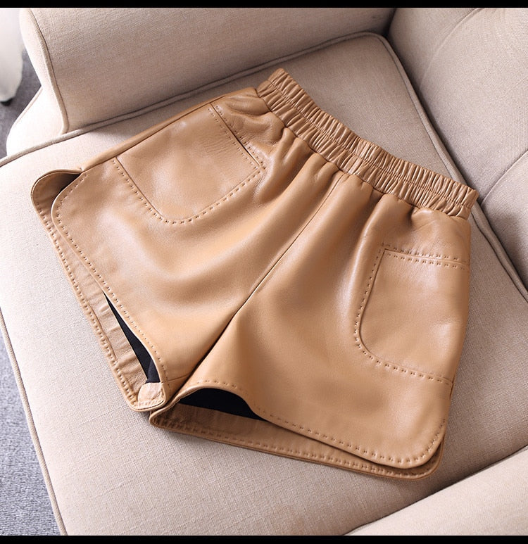 Genuine Leather Shorts