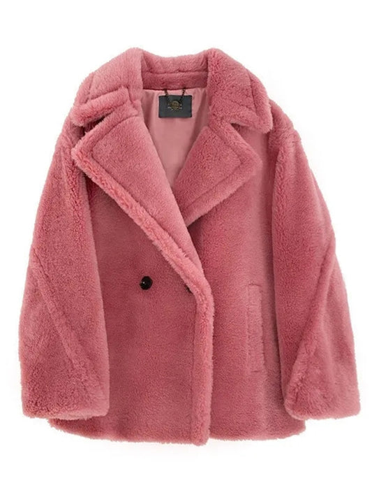 Short Teddy Coat - Multiple Colors