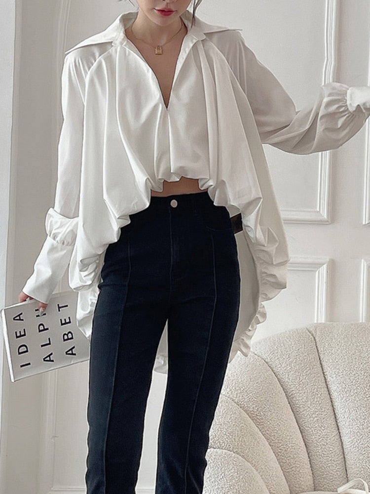 Front Cropped Blouse