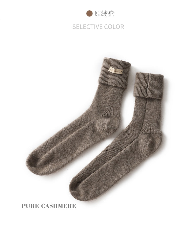 100% Pure Cashmere Socks