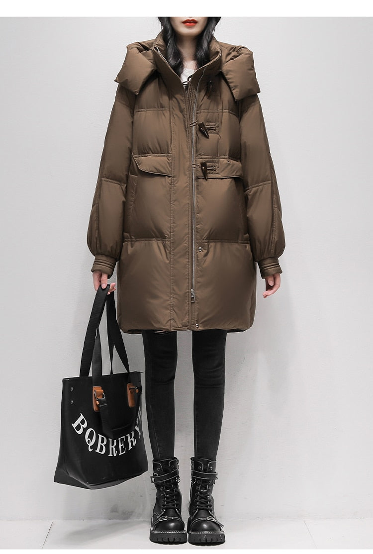Duck Down Parka with Back Pocket