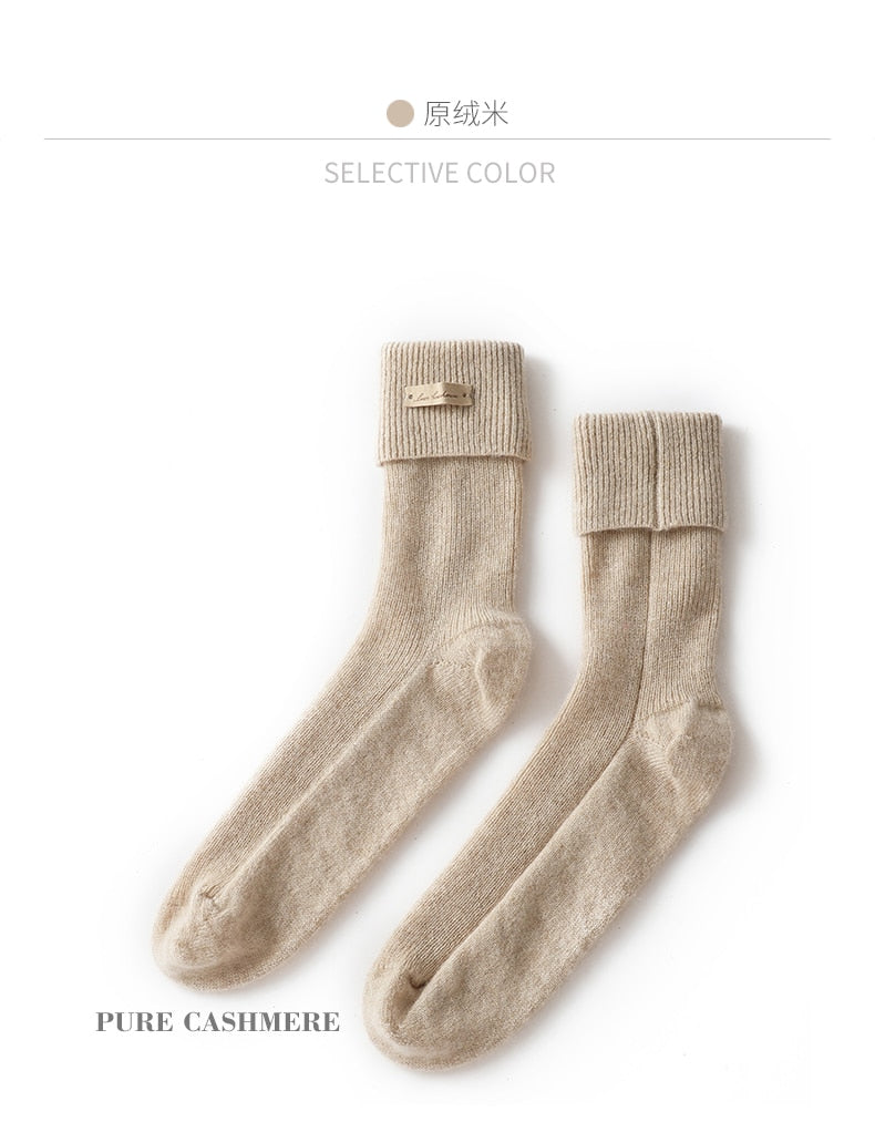 100% Pure Cashmere Socks