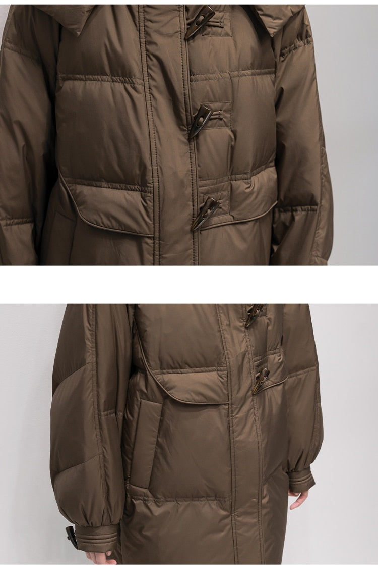 Duck Down Parka with Back Pocket