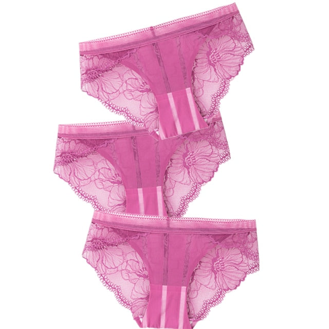 3pcs Lace Panties