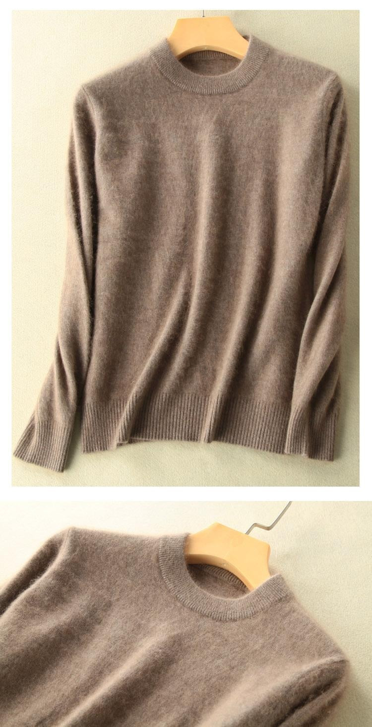 100% Mink Cashmere Sweater