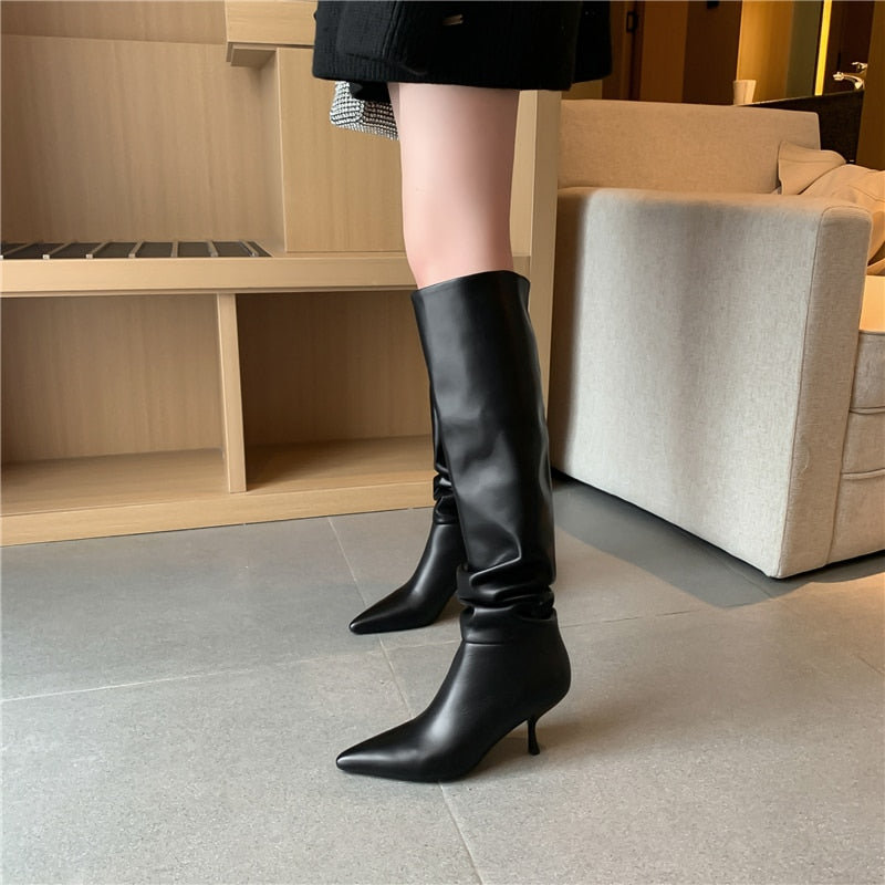 Soft Genuine Leather Boots