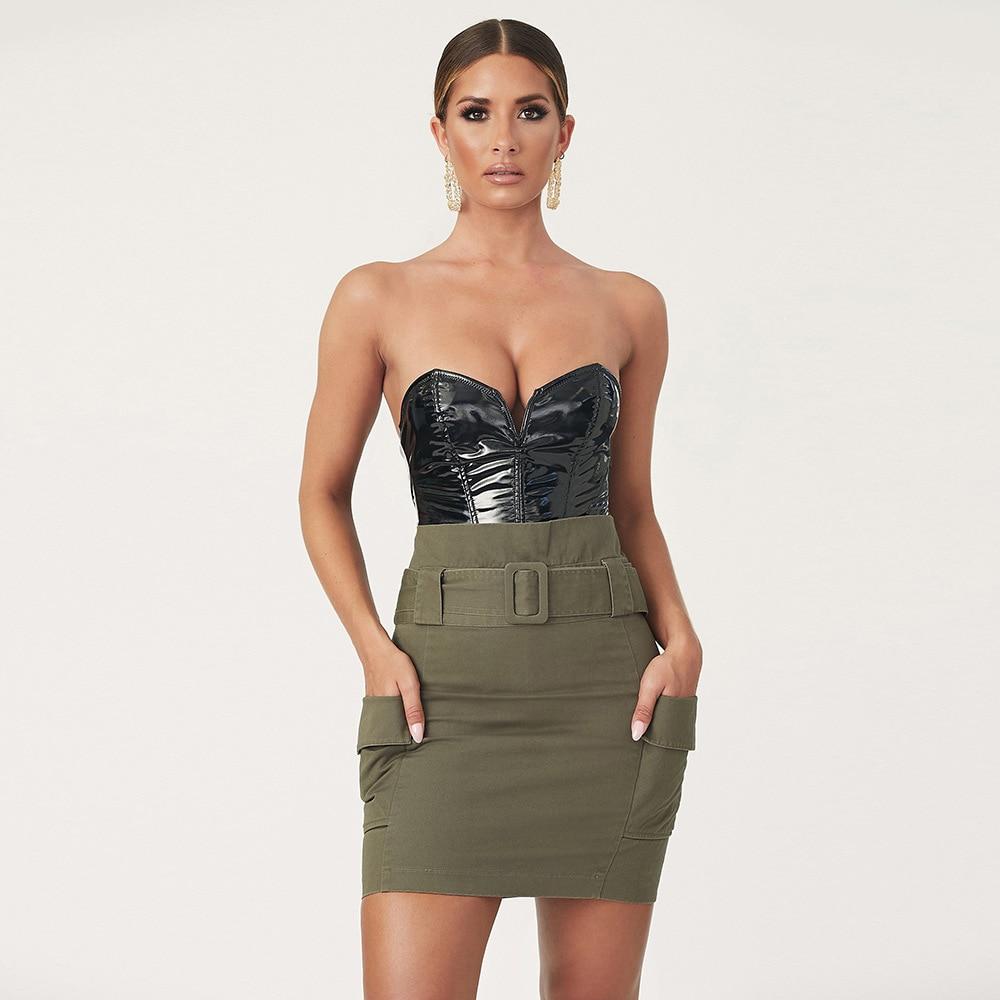 Sweetheart Leather Bodysuit - 3 colors