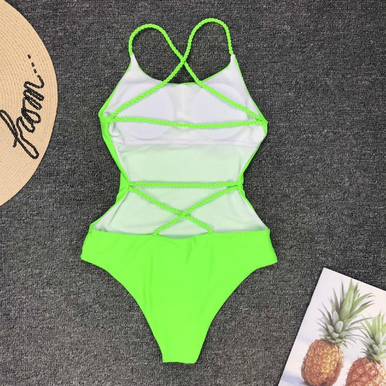 The Carrie Criss Cross One Piece