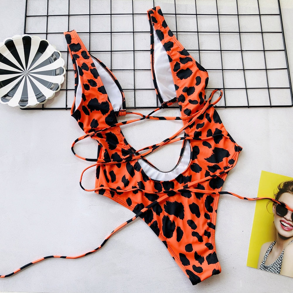 Terez Printed Onepiece Swimsuits - Multiple Prints