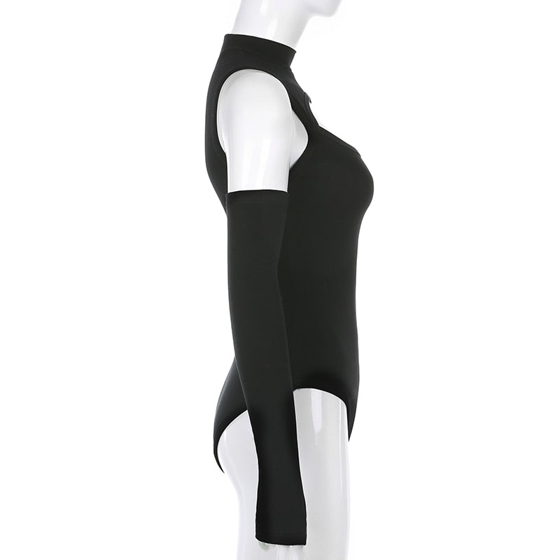 Marsha Cutout Bodysuit with Gloves