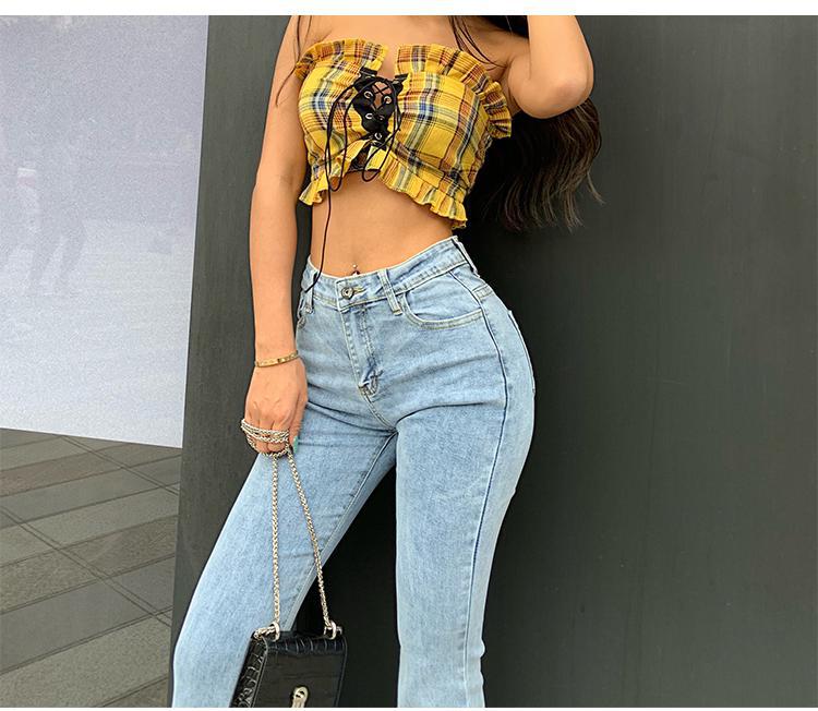 Retro Flare High Waisted Jeans