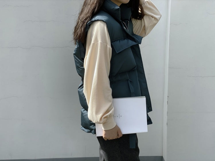 Belted Puffer Vest - 3 Colors