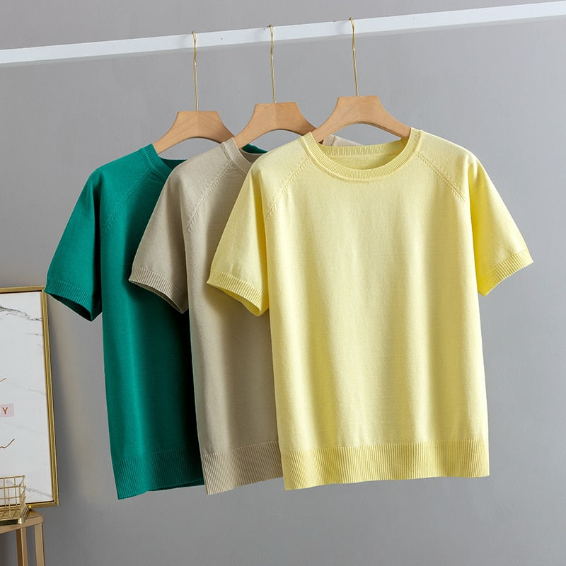 Basic Knit T-shirt