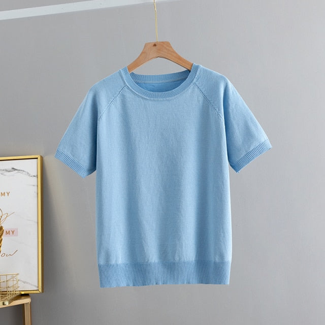 Basic Knit T-shirt